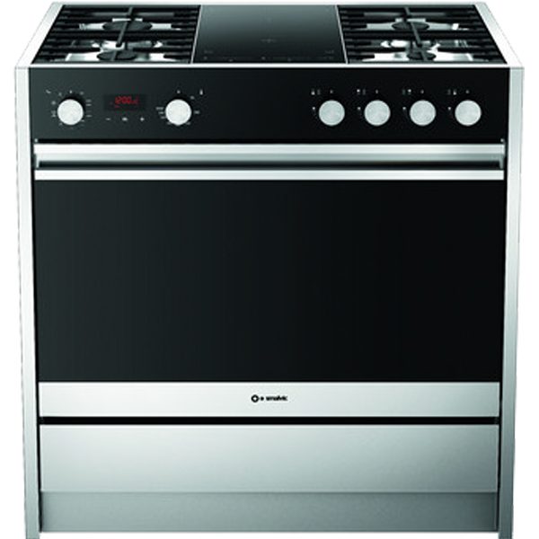 Cucina Free Standing Con 2 Zone Induzione Cu Less 900 Mt 4g2i Inox